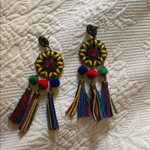 Colorful Tassel Earrings